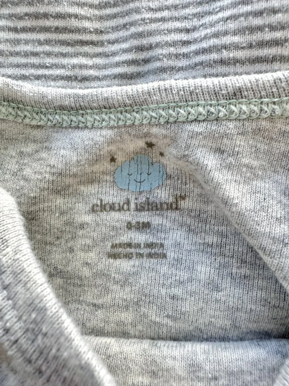 Baby Boy Gray Bodysuit Lot 5pc Little Brother 0-3M